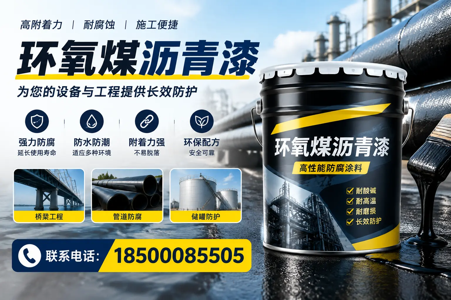 环氧煤沥青漆与其他涂料的对比分析,助力新乡企业决策